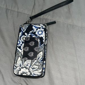 Vera bradley wrist and phone wallet